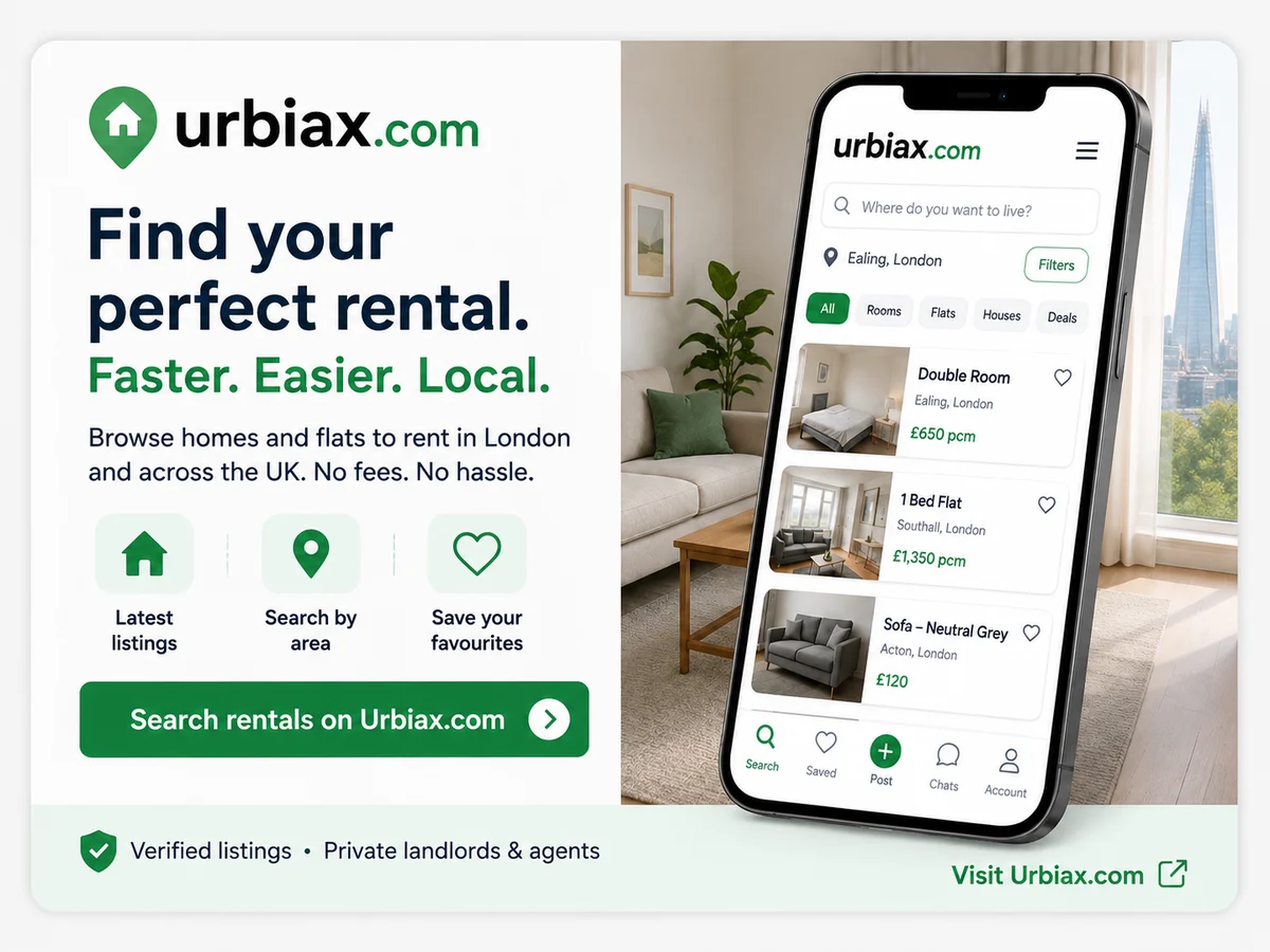 Urbiax.com — rent, sell and swap locally.