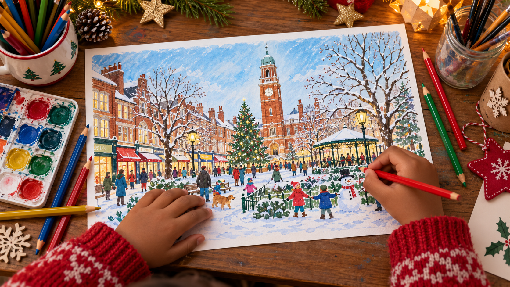 Children in Ealing can design the council’s official Christmas card